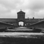 the railroad into auschwitz