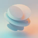 an abstract oval shape