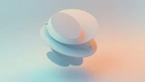 an abstract oval shape