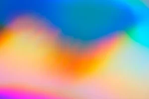 an abstract image in blue and orange