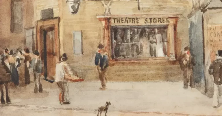 The Old Theatre Stores, New Street, Birmingham. By George Warren Blackham