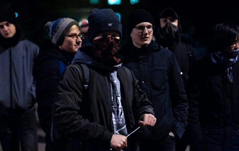 A masked gang