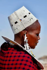 A person in traditional cultural dress