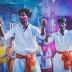 Two indian men in a cultural festival