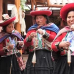 A group of cultural inca women