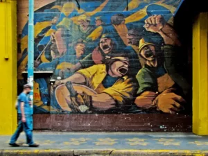 An argentinian mural proletariat