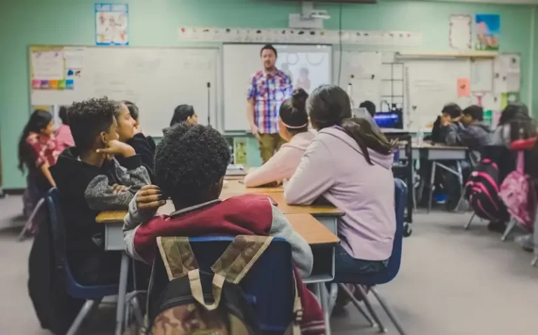 People in a classroom