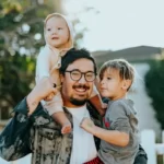 A single father and his two children