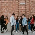 A large group of disaporic friends