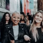 A social network of female friends