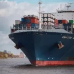 A container ship