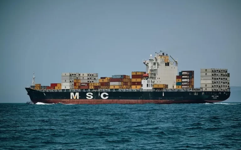 A container ship - globalisation