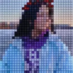 A mosaic image of a person - individualisation