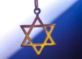 A star of david pendant necklace