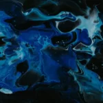 An abstract liquid like art piece