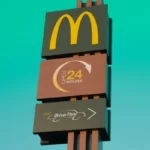 A mcdonalds sign - mcdonaldization