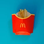 A medium mcdonalds fries