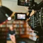 A documentary being filmed with a camera