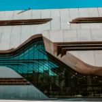 A modern building