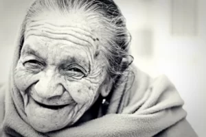 An elderly woman - ageism ageist