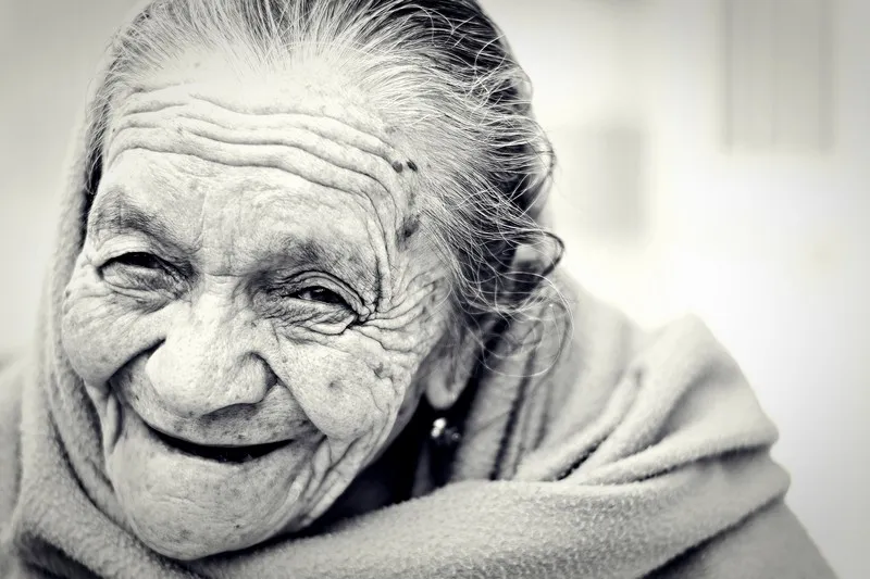 An elderly woman - ageism ageist