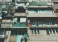 A high rise slum housing poverty welfare austerity