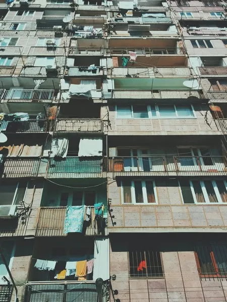 A high rise slum housing poverty welfare austerity