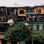 A shanty town