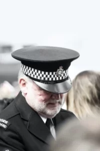 a british policemen in authority