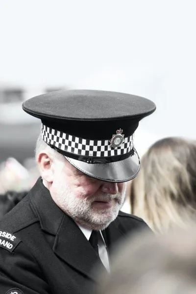 a british policemen in authority