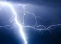a powerful lightning bolt