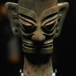 A totem carving