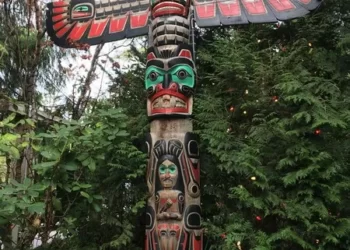 A native american totem pole totemism