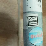 some labels on a post