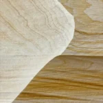 two complimentary shades of brown material