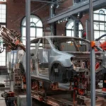 An automated car assembly plant