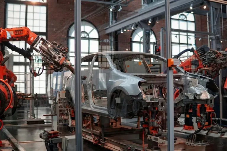 An automated car assembly plant