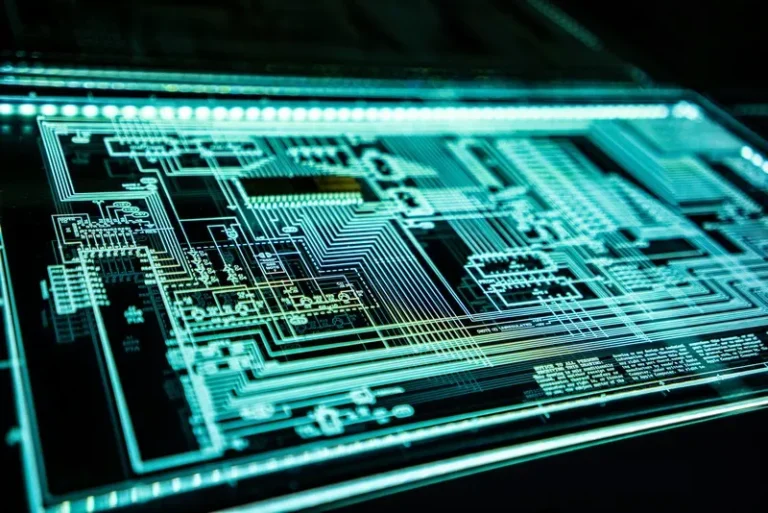 An illuminated circuit board
