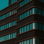 A bland corporate building