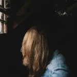 A woman engaged in covert research