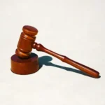 A judge's gavel