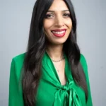 A portrait shot of Faiza Shaheen
