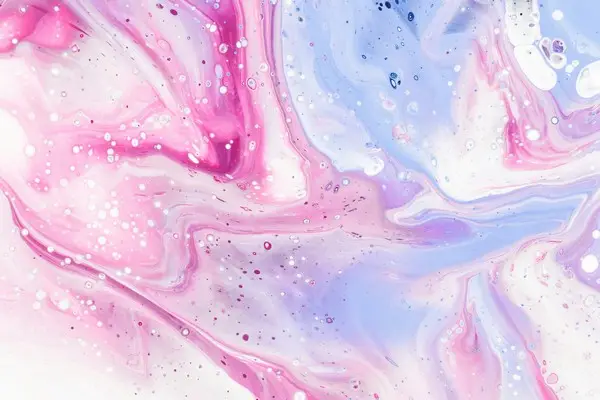 An abstract image of pastel pinks and blues