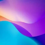 abstrtact blue and purple waves