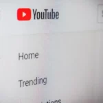 A screenshot of youtube