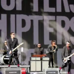 The Interrupters on stage play at coachella