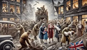 An AI image of the blitz spirit