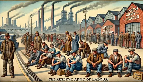 An industrial reserve army of labour