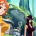 Nico Robin and Nami from the anime 'One Piece'