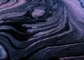 An abstract purple topography